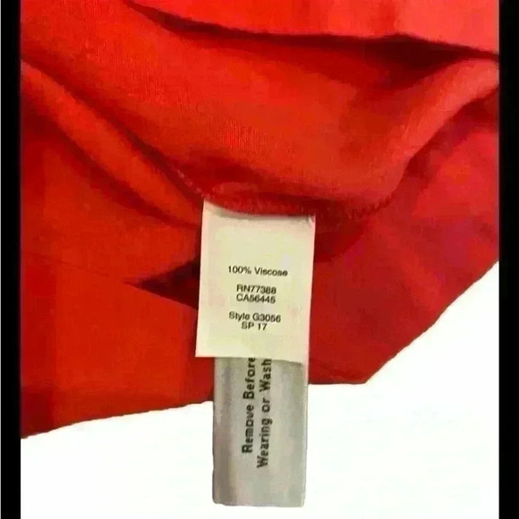 Madewell  Ruffle Sleeve Dress in Peach Coral Size XXSmall - Picture 3 of 3